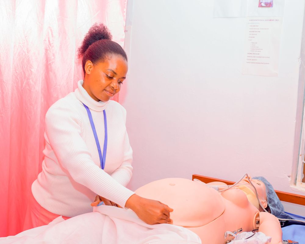 Midwifery skills lab practice
